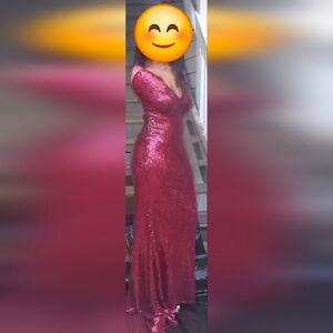 Crimson Formal Dress